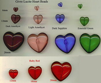 Givre Heart Beads