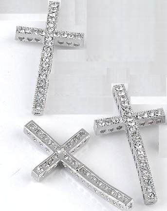 curved cross beads