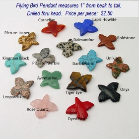flying bird pendant