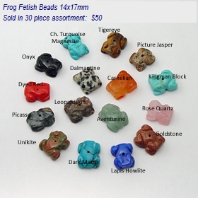 frog fetish beads