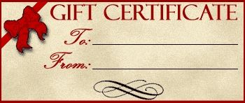 gift certificate