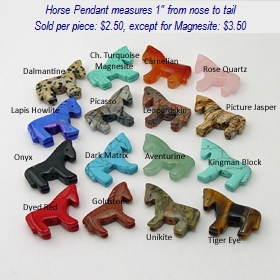 horse pendant