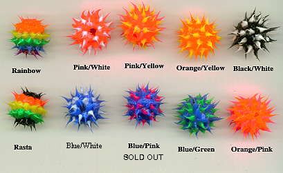 Silicone Spikey Beads